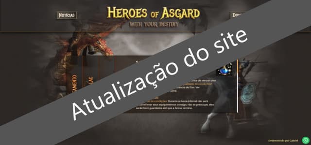 Atualização do site